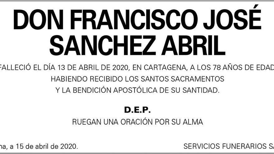 D. Francisco José Sánchez Abril