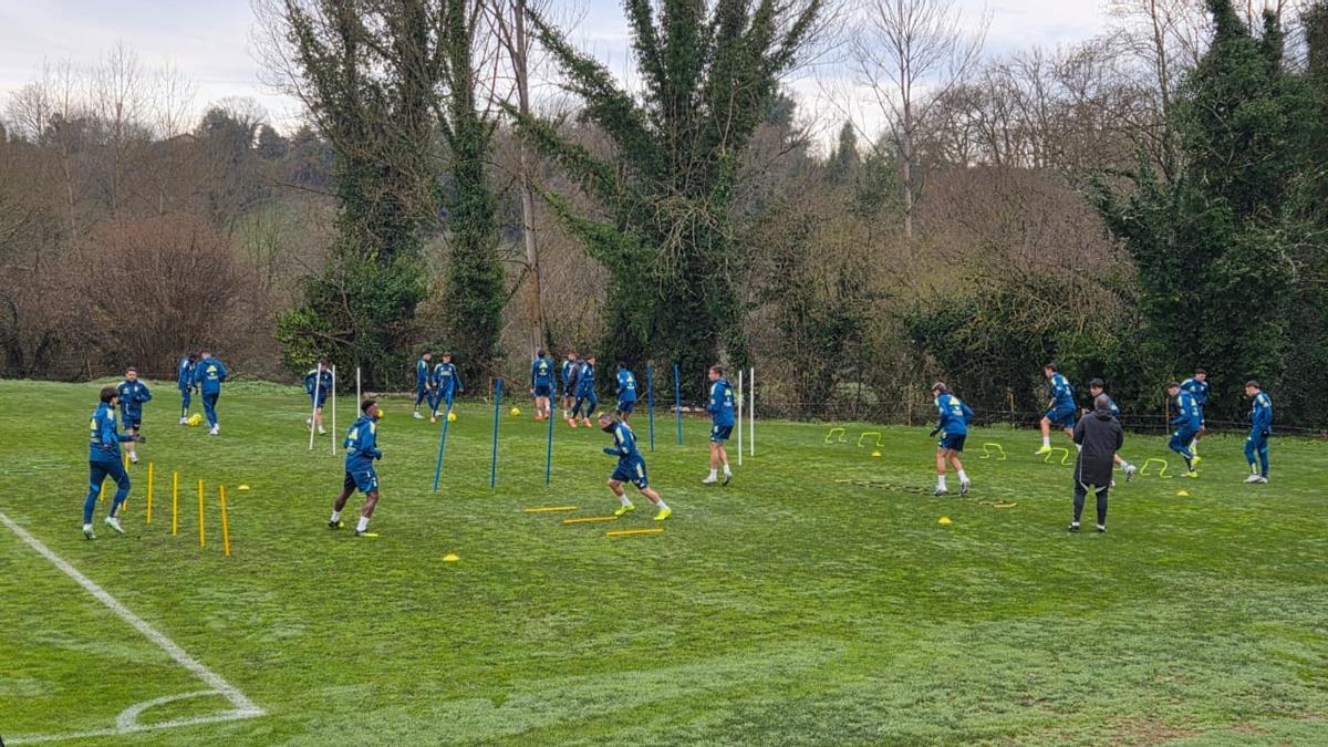 El entrenamiento de esta mañana.