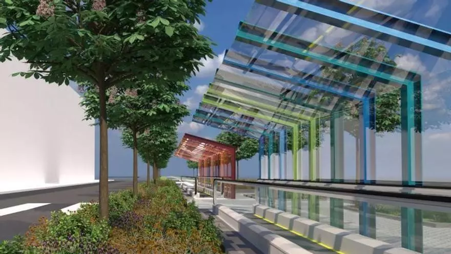 Caballero pone fecha al inicio de la obra para unir las plazas América y España con rampas