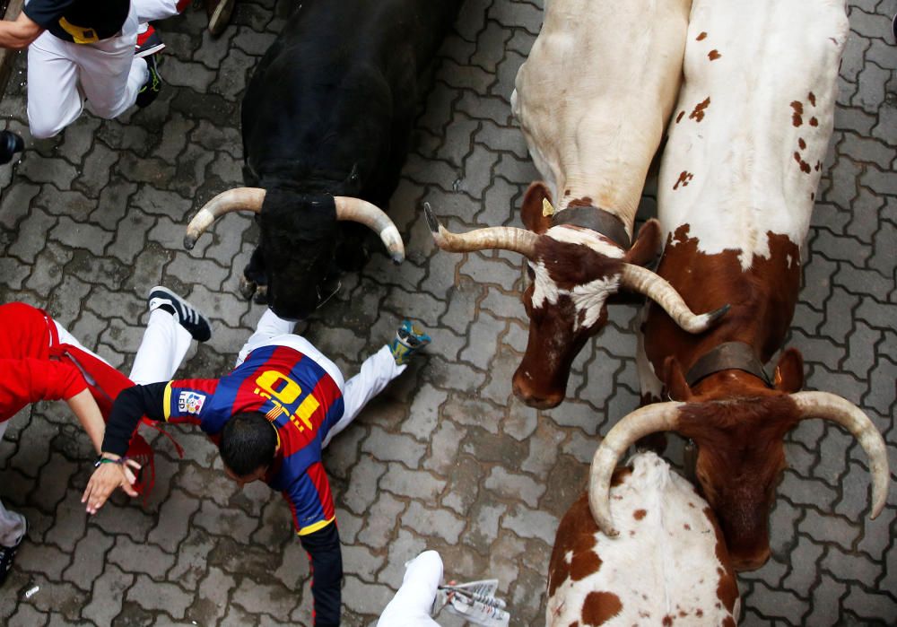 Cinquè ''encierro'' de San Fermín 2017.