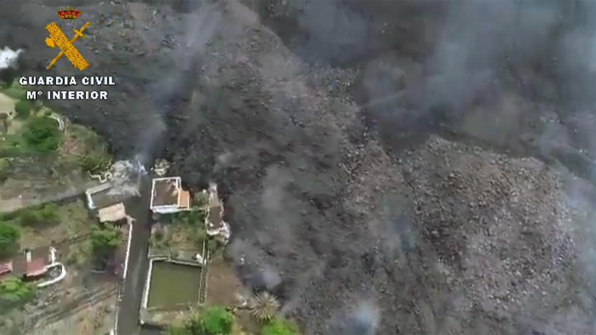 Vídeo realizado por el dron de la Guardia Civil, el 28 de septiembre