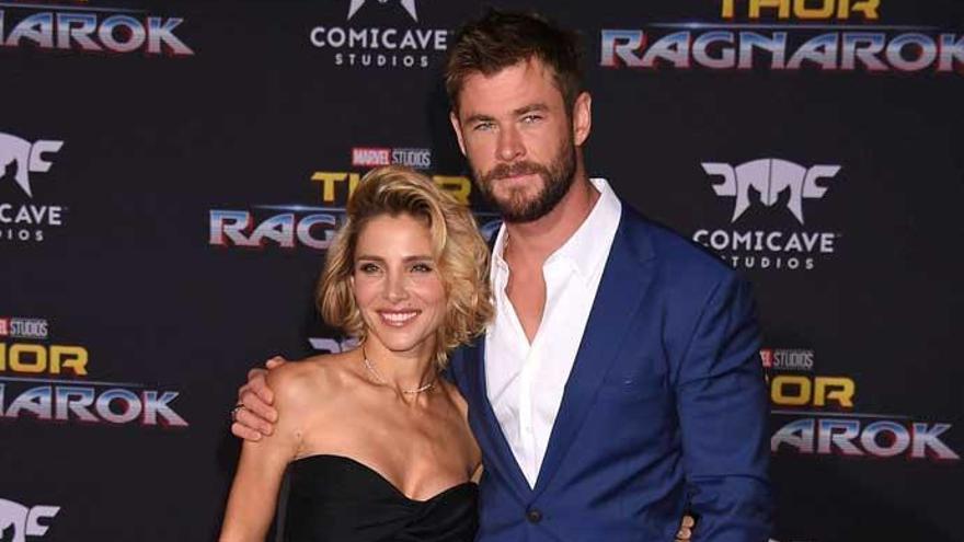 Elsa Pataky y Chris Hemsworth.