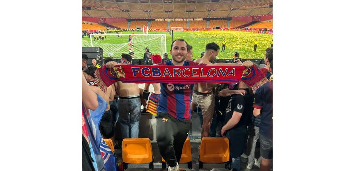 Pol Alonso en un partido de este año jugado fuera de casa.