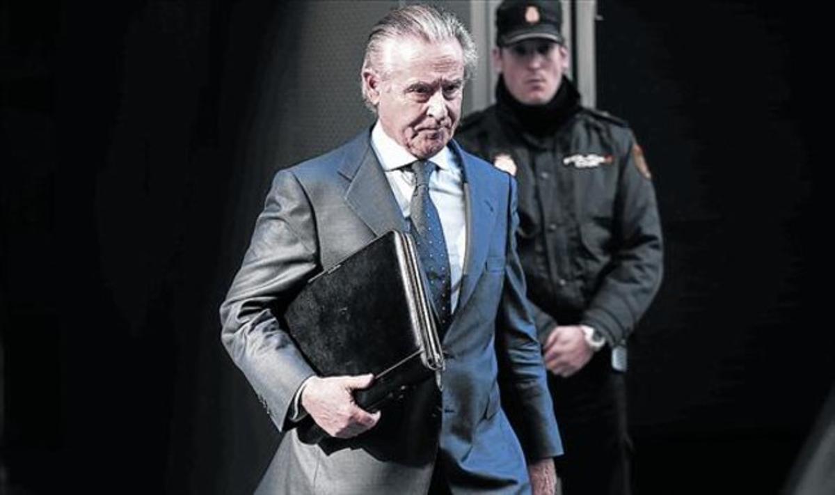 Miguel Blesa després de declarar a l’Audiència Nacional el mes de març passat. Miguel Blesa després de declarar a l’Audiència Nacional el mes de març passat.