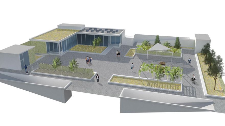 Las obras que prepara Alcoy para adaptar la plaza de La Uixola al cambio climático