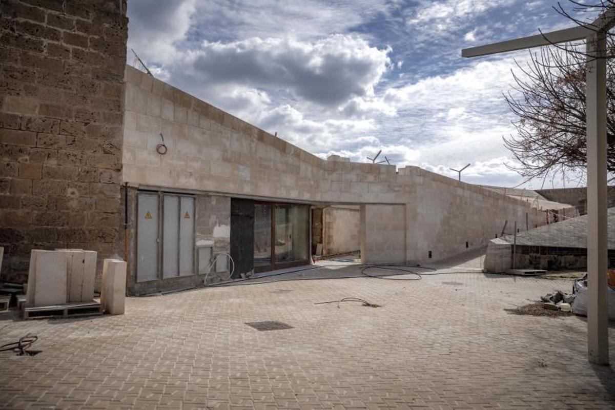 El espacio del futuro centro de interpretación y bar está integrado en el Baluard.