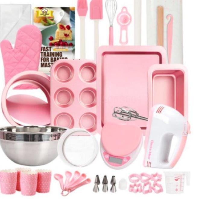 Kit de repostería rosa