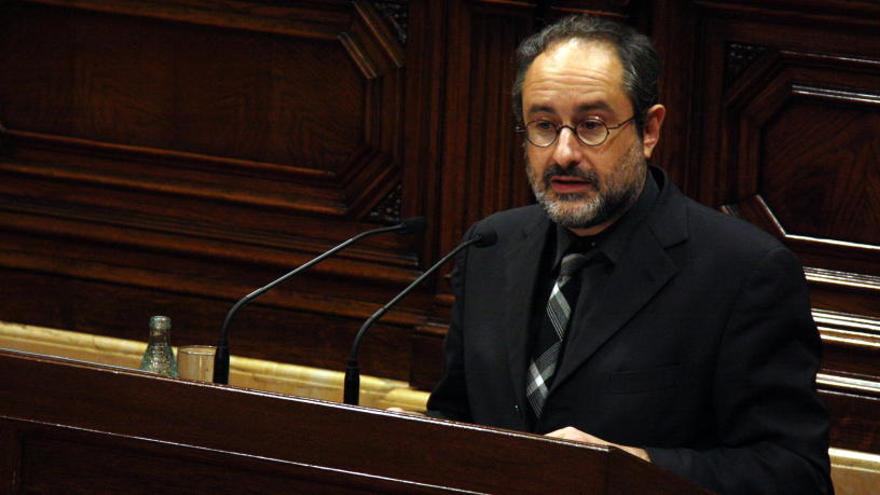 Antonio Baños en una imatge d&#039;arxiu al Parlament de Catalunya