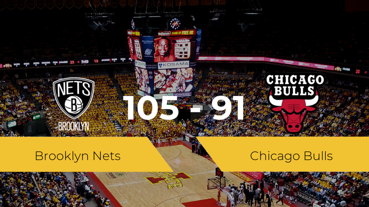 Brooklyn Nets consigue ganar a Chicago Bulls (105-91)