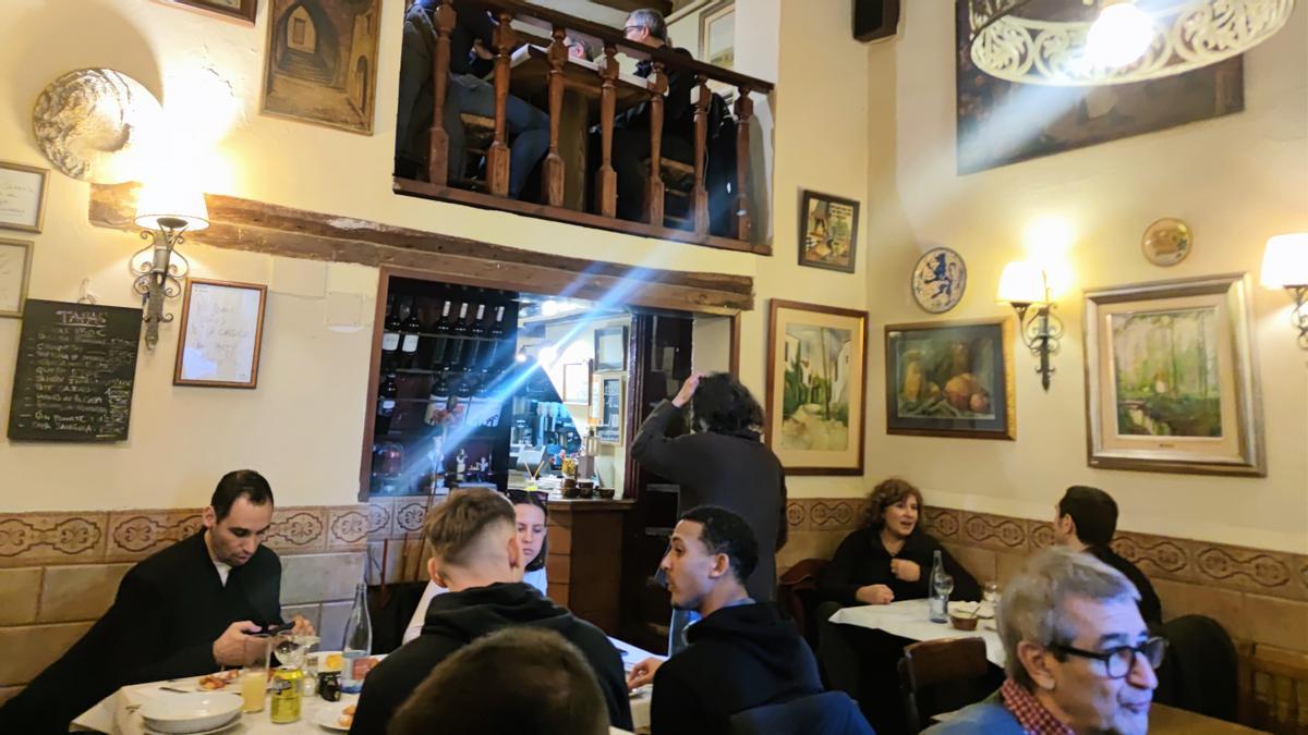 Ambiente del restaurante La Cassola.