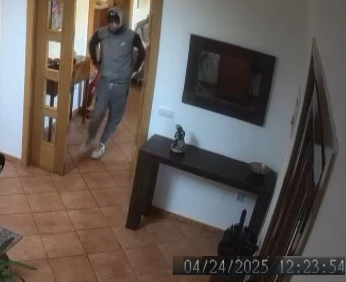 Uno de los detenidos, en pleno asalto. | FdV | I.A.