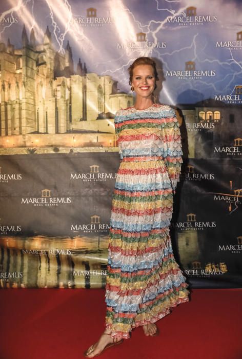 Eva Herzigova, estrella de la fiesta del empresario Marcel Remus