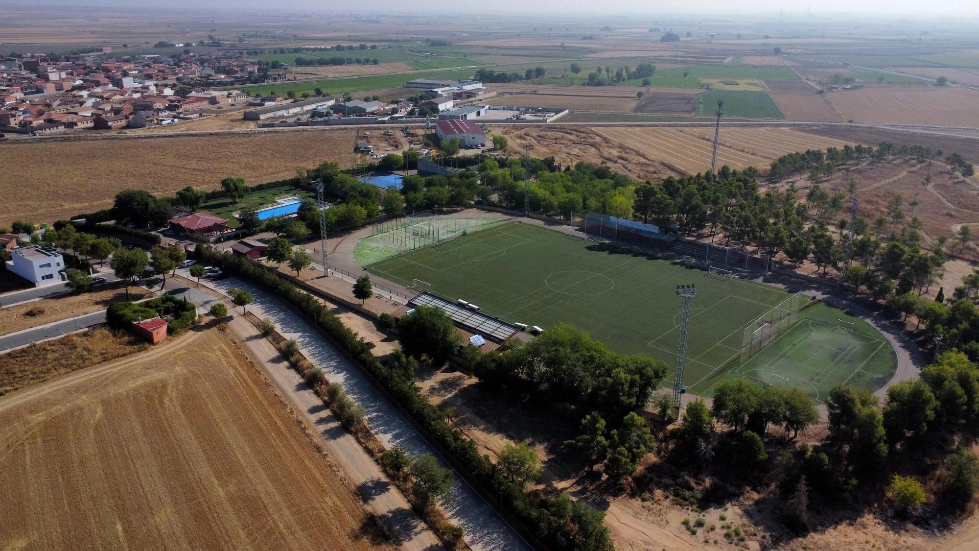 Polideportivo de Mocejón (Toledo), donde fue asesinado en niño de 11 años, Mateo.