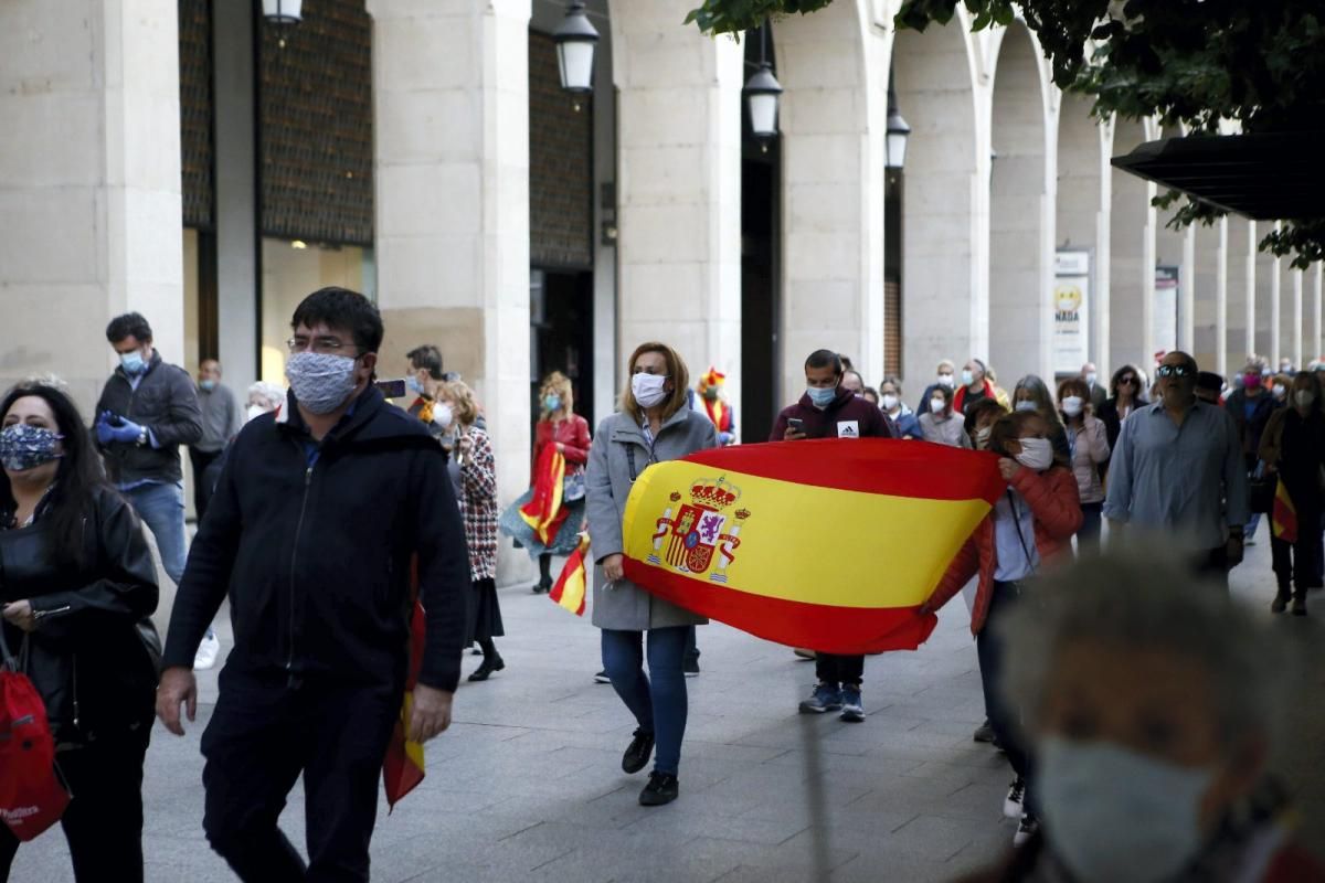 Cacerolada contra el Gobierno en Zaragoza