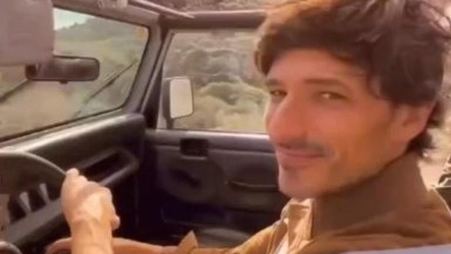 Lanzarote, plató de moda para la firma de ropa del modelo internacional Andrés Velencoso