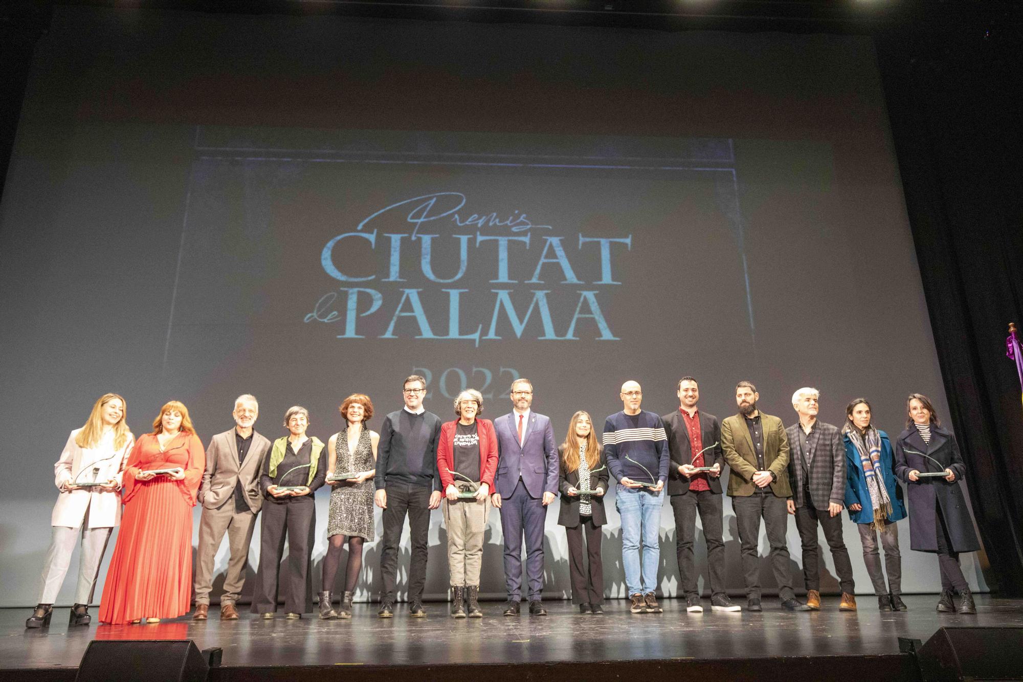 La gala de entrega de los Premis Ciutat de Palma 2022 en el Teatre Principal