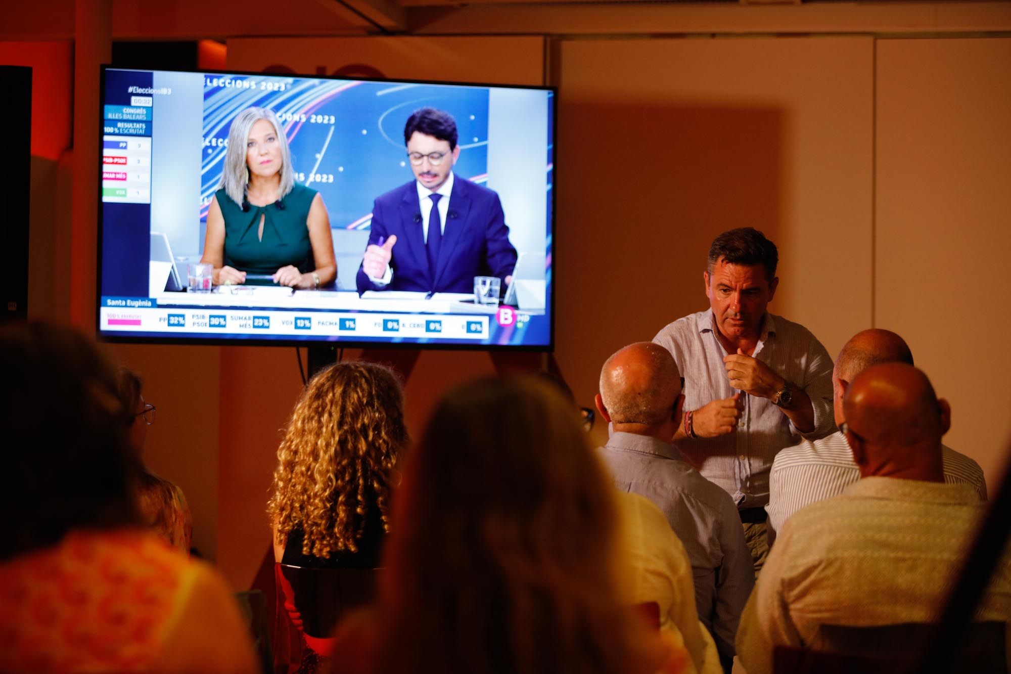 Así han vivido los partidos de Ibiza la jornada electoral