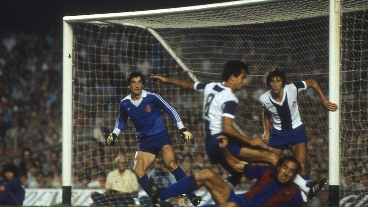 Urruti explotó como portero en el Espanyol