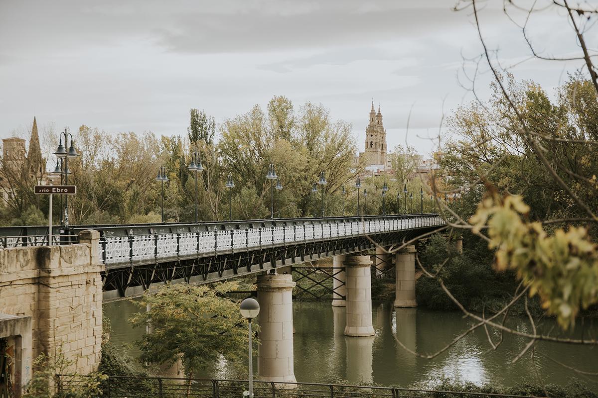 Logroño desde la otra orilla del Ebro