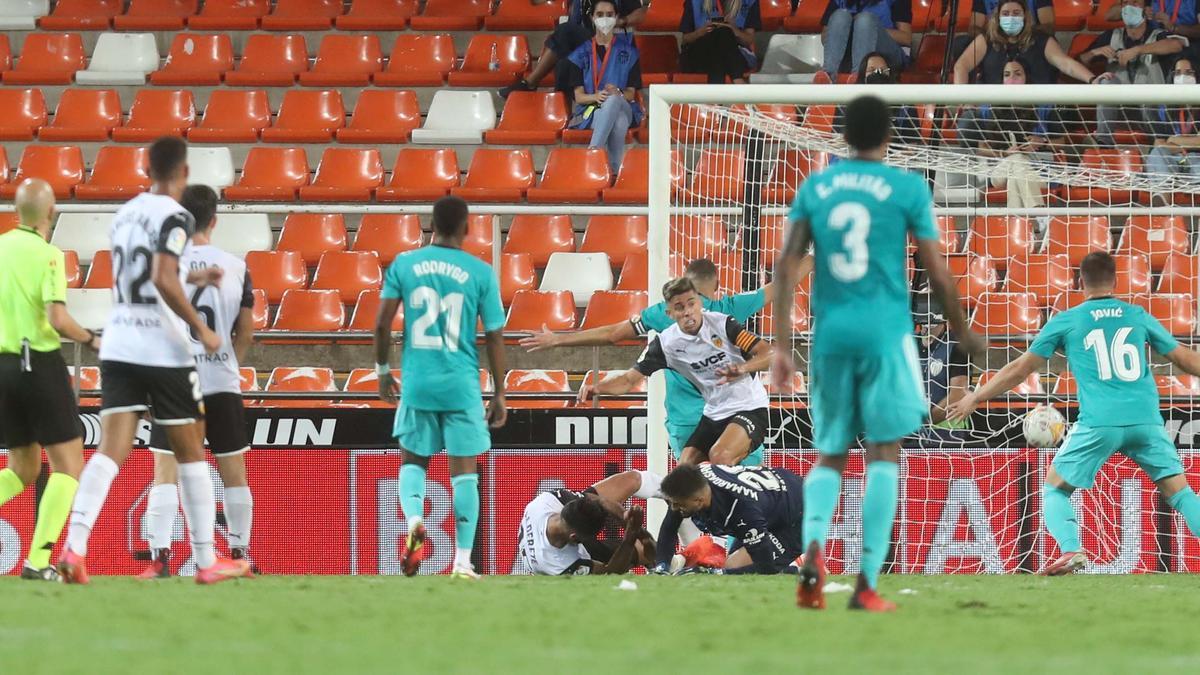 Gol de Benzema frente al Valencia