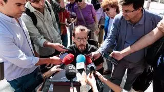 El juez procesa a Echenique por su tuit sobre los abusos en la Iglesia católica