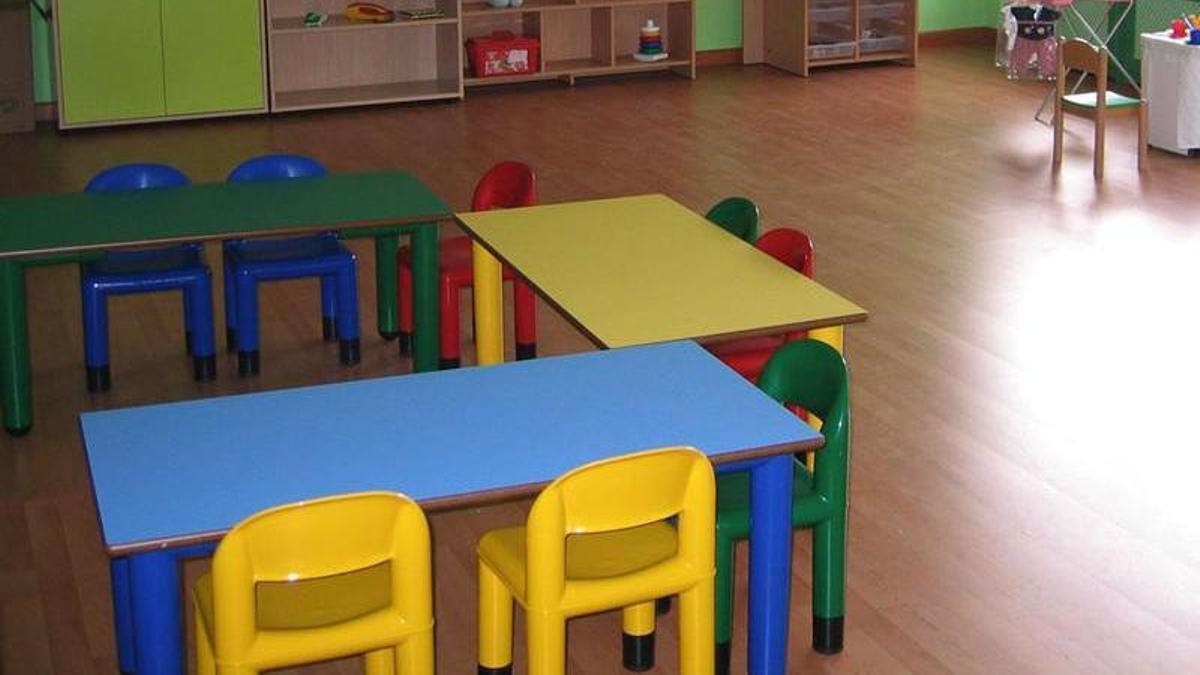 Aula de una escuela infantil en una imagen de archivo.