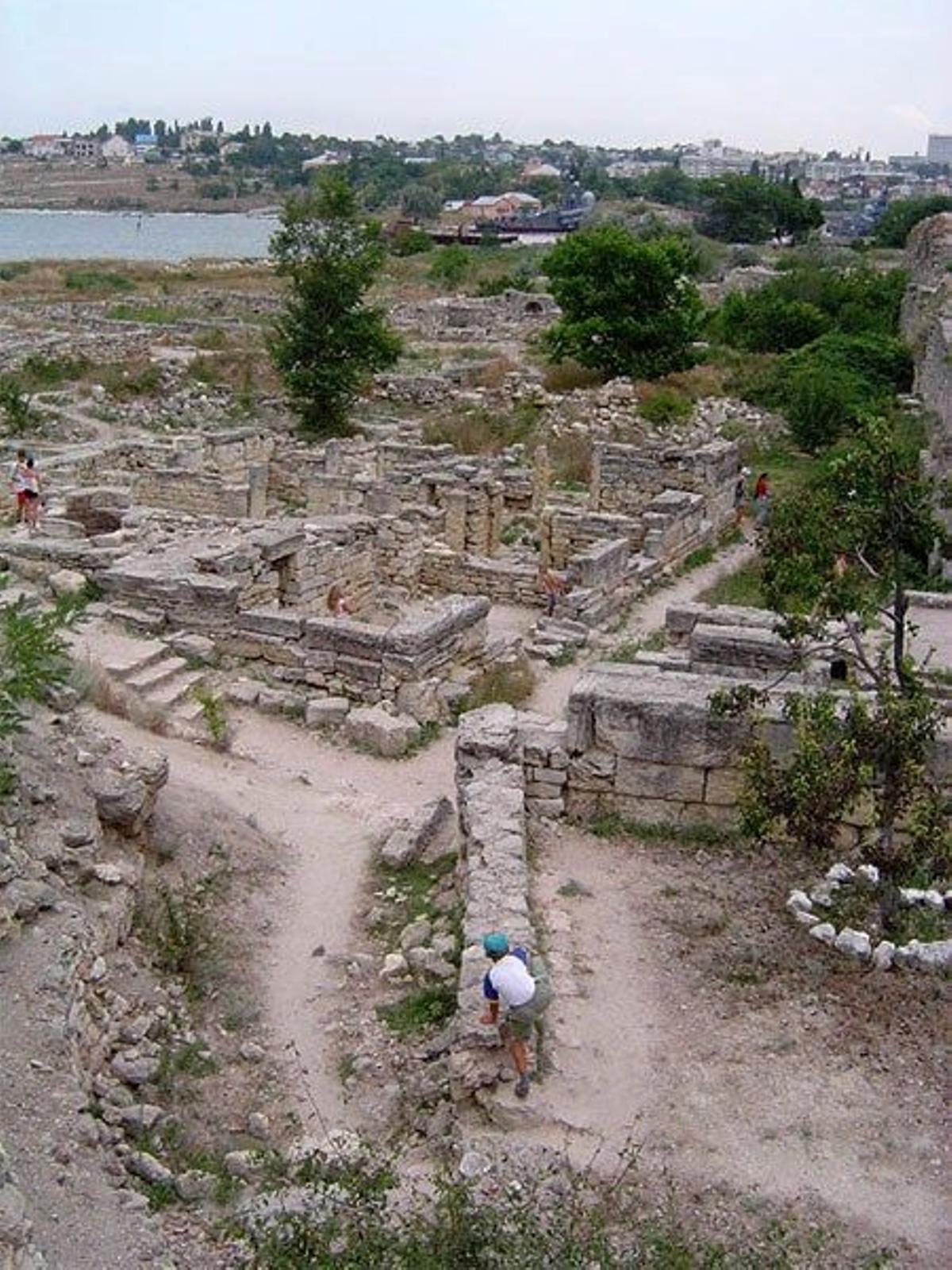 Ciudad antigua y Chora de Quersoneso en Táurica (Ucrania)