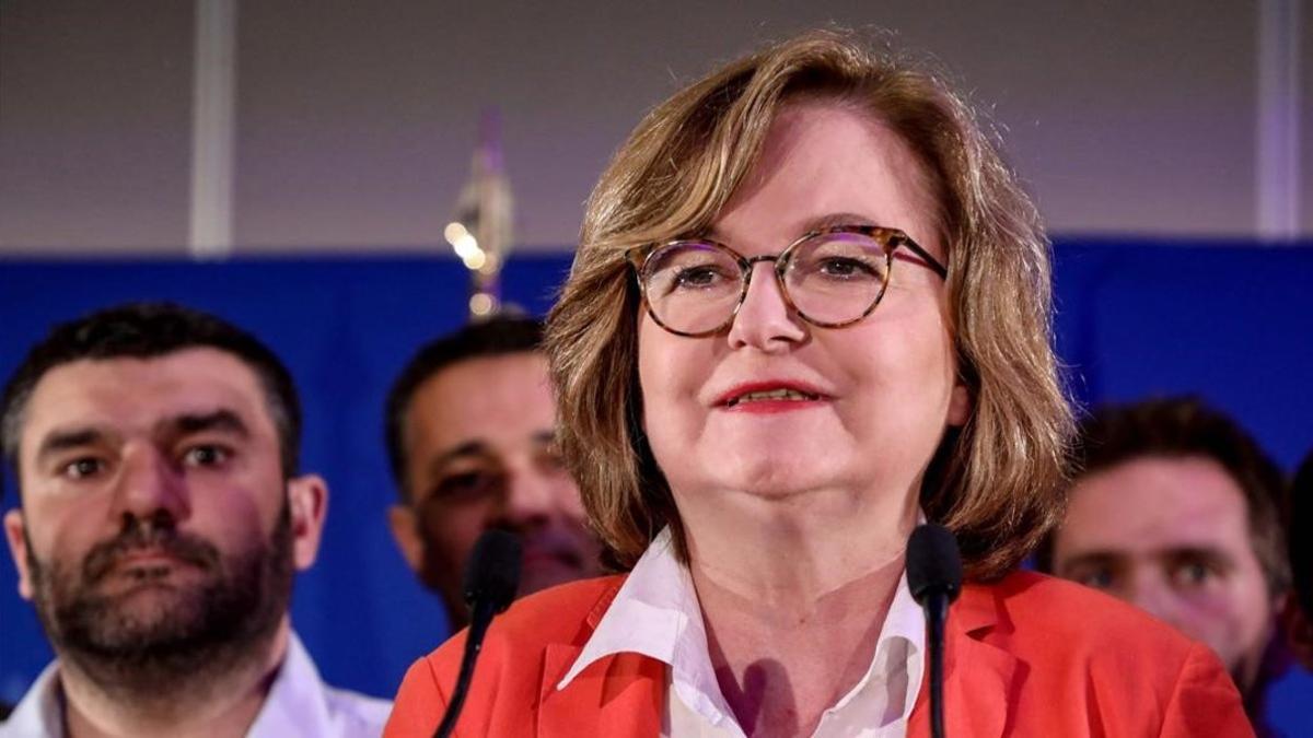 Nathalie Loiseau, la noche electoral.