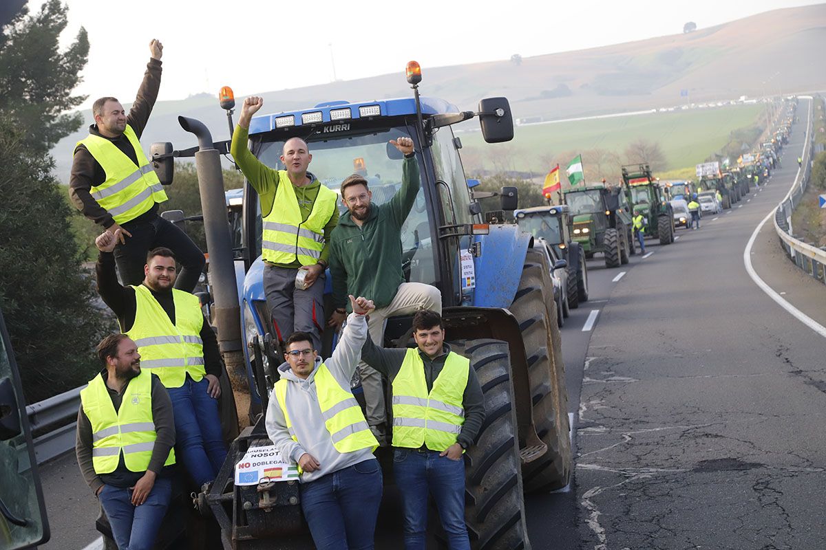 Las protestas en la A4 entre Aldea Quitana y Córdoba