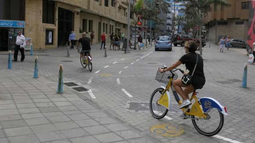 Mayor seguridad en el carril-bici en Olof Palme