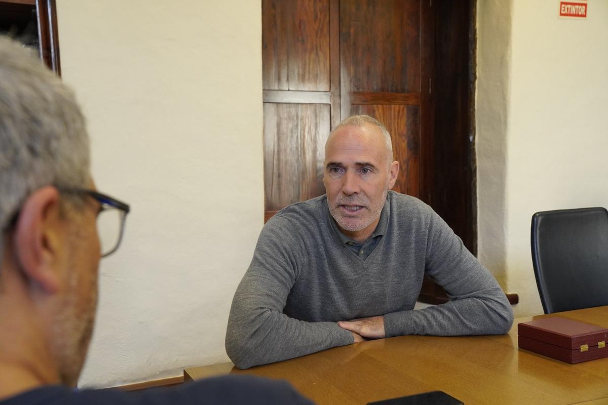 Alex Corretja, durante la entrevista.