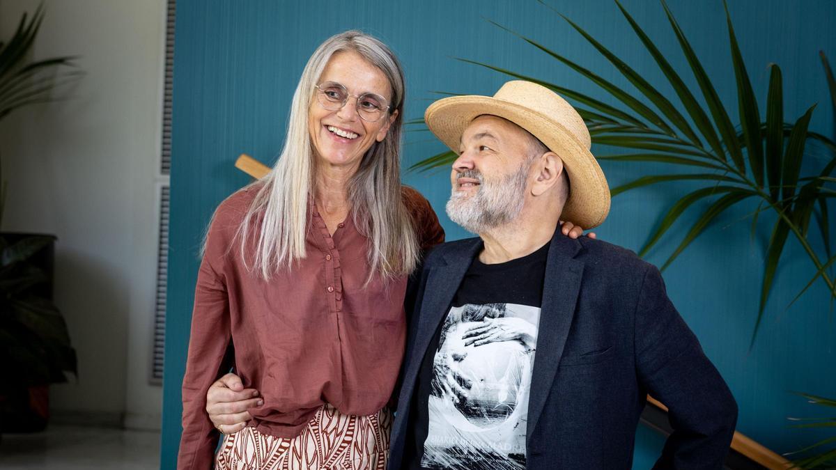 Cristina Pavarotti y Alberto García Demestres, este jueves.