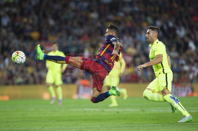 Neymar azulgrana en acción