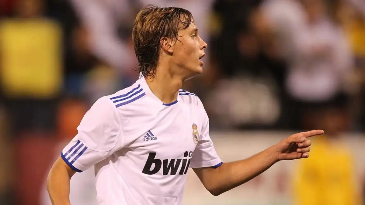 Canales, en su paso por el Real Madrid en 2010
