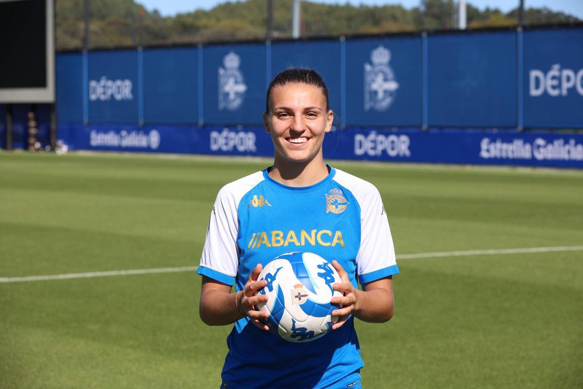 Marisa, delantera del Dépor Abanca