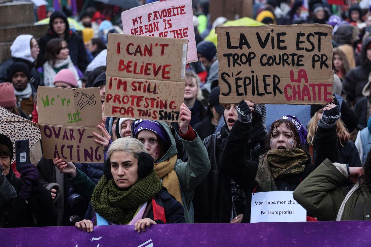 8M Celebración del Día internacional de la mujer en el mundo, Bruselas