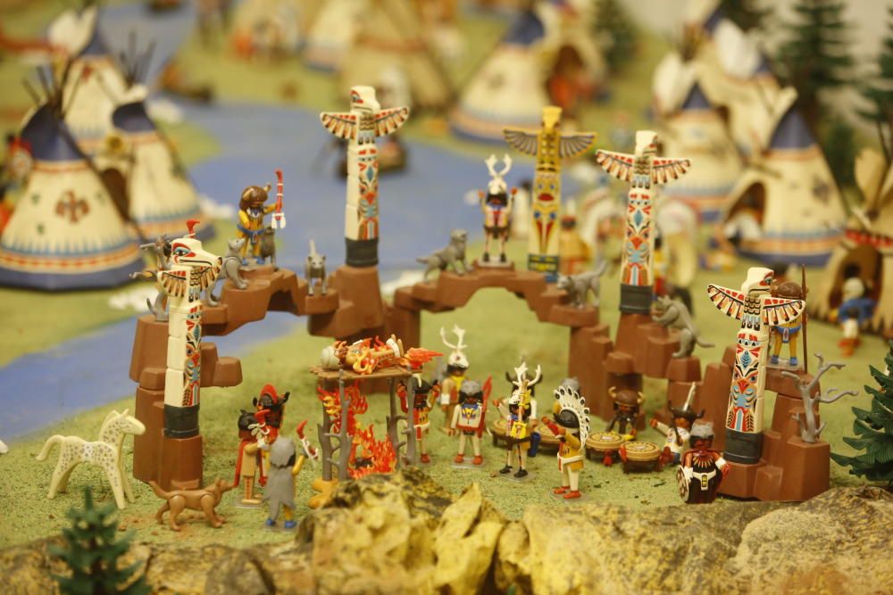 Exposición de Playmobil en la Fundación Caja Medit