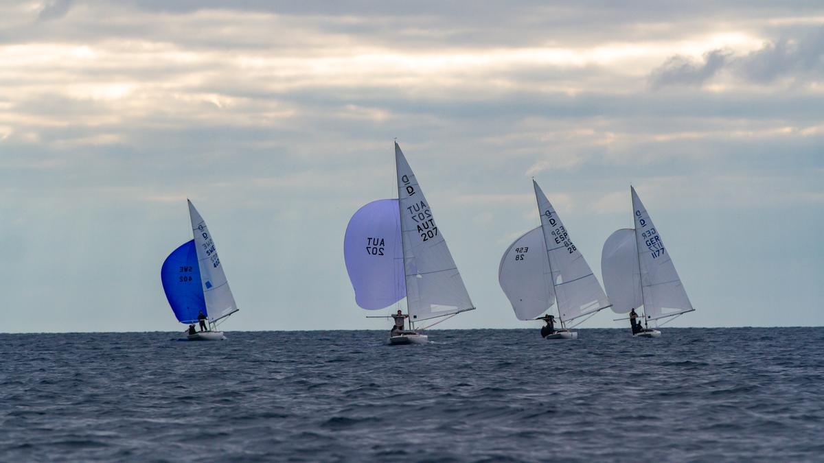 Un momento de la regata celebrada ayer.