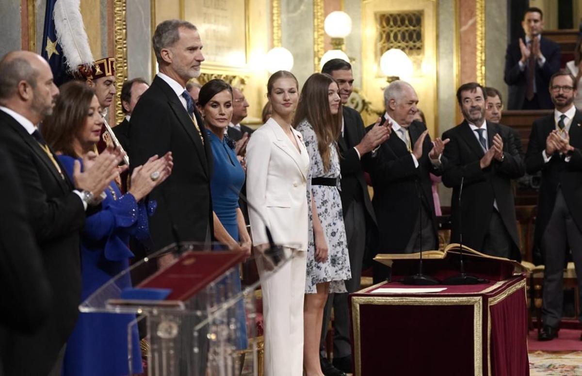 Leonor jura la Constitución en su 18 cumpleaños