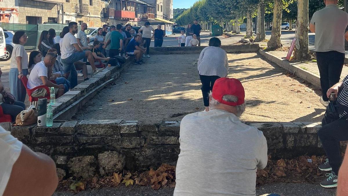 Campeonato de petanca de El Puente de Sanabria