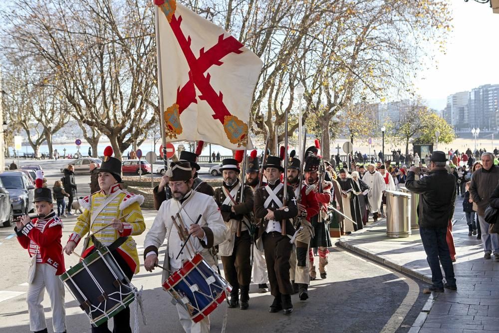 Desembarco histórico en el puerto deportivo de Gij