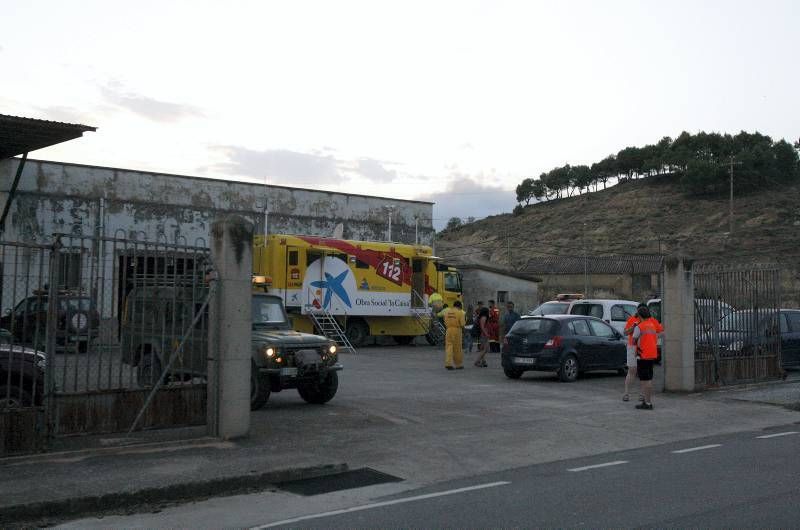 Fotogalería del incendio en el término de Luna en las Cinco Villas