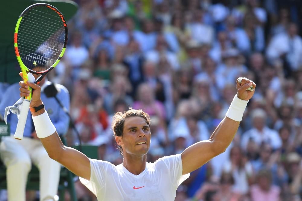 El debut de Nadal en Wimbledon, en imágenes