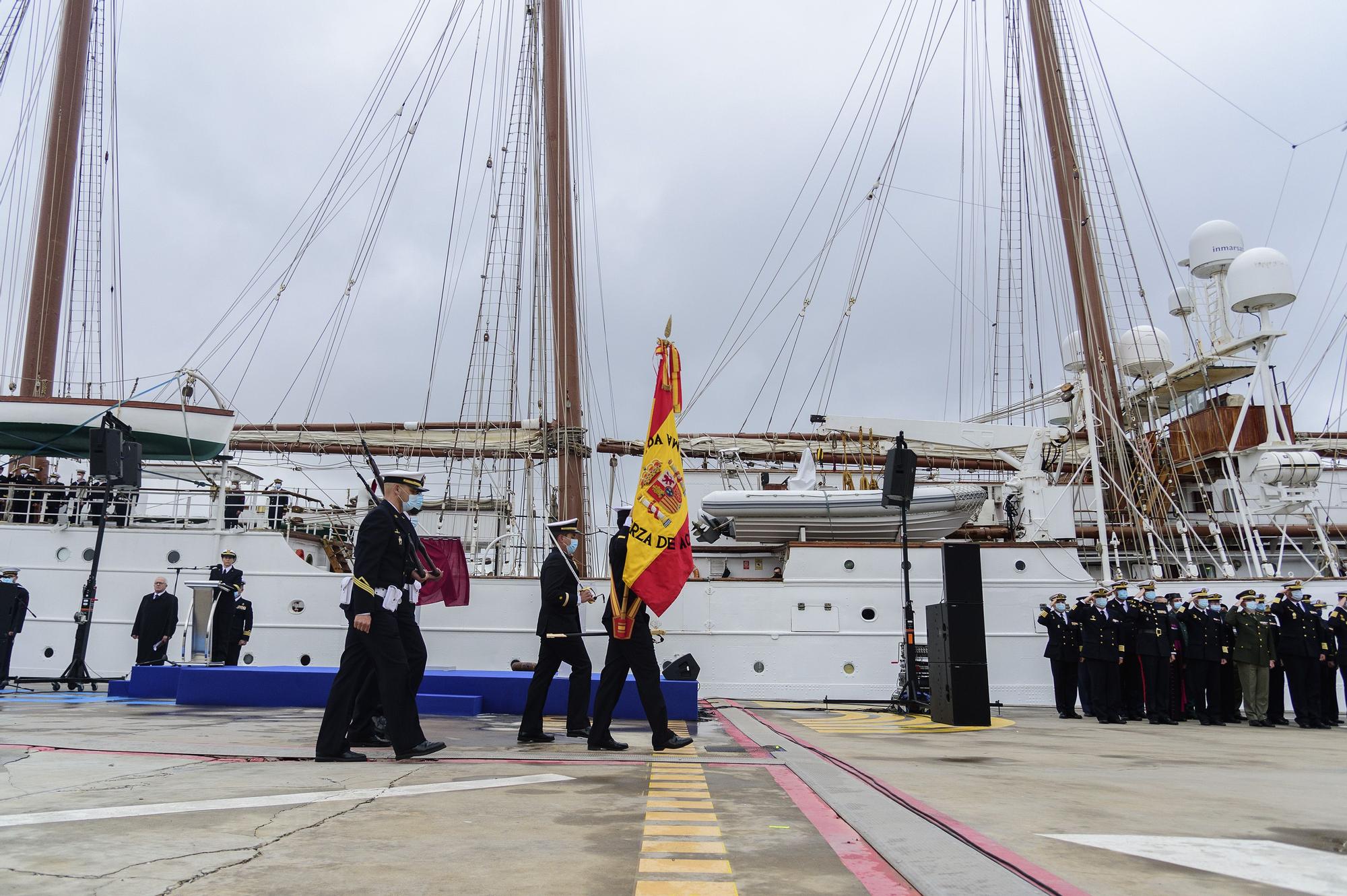 Así ha sido el homenaje a Elcano en Cartagena