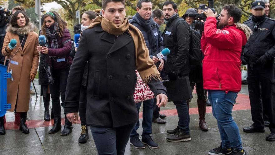 El zamorano Raúl Calvo tras conocer la sentencia.