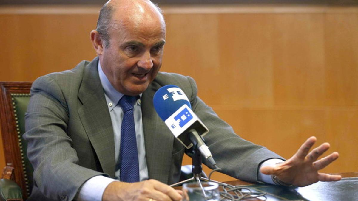 Guindos afirma que la independencia de Catalunya es imposible