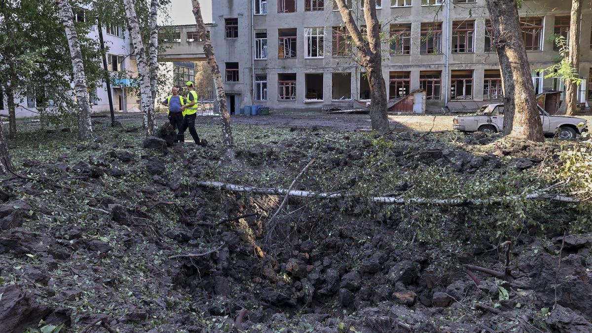 Aftermath of shelling in Kharkiv