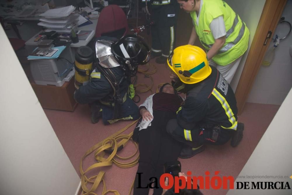 Simulacro de emergencia del Área IV de Salud