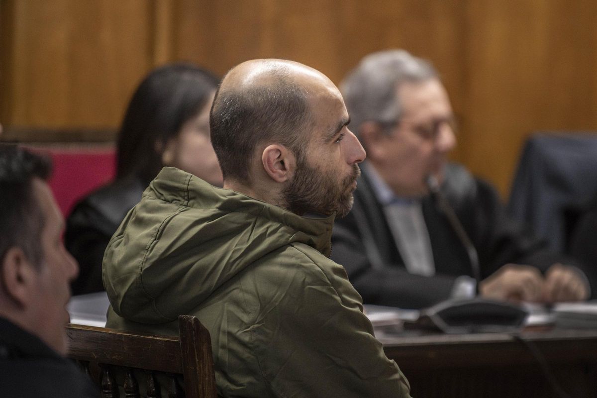 Julio G. S., en el juicio con jurado en la Audiencia Provincial.