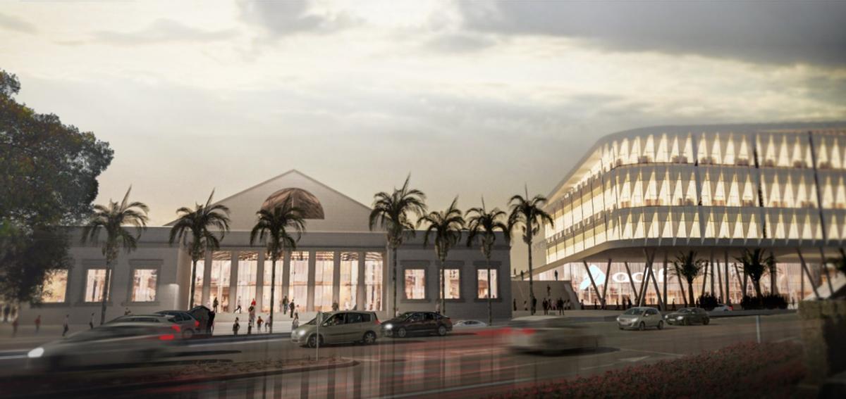 Recreación del proyecto del Ministerio de Transportes.